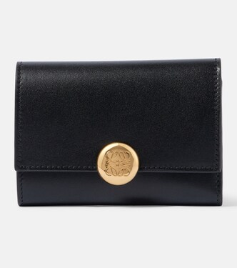 Pebble leather wallet | Loewe