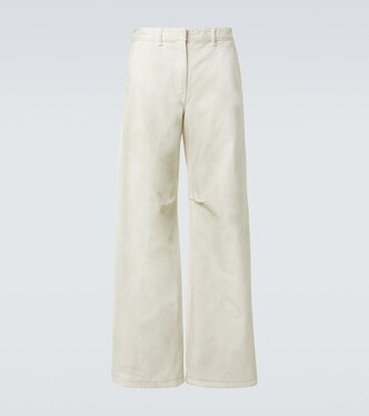 Mid-Rise Wide-Leg Jeans Dem | Entire Studios