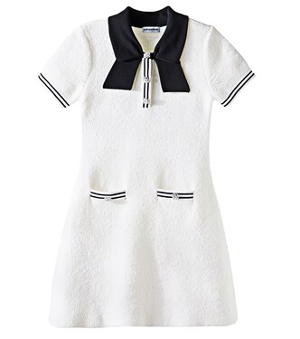 Jacquard polo dress | Self-Portrait Kids
