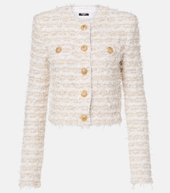 Cropped tweed jacket | Balmain