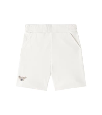 Ithri embroidered cotton shorts | Donsje