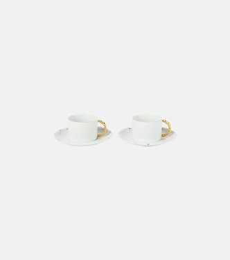 Haas Mojave set of 2 teacups and saucers | L'Objet
