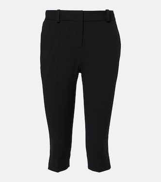 Pantalon raccourci en laine mélangée | Toteme