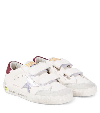 Old School leather sneakers | Golden Goose Kids