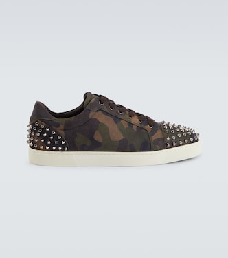 Seavaste camouflage spiked suede sneakers | Christian Louboutin