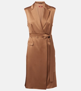 Afgano belted satin jacket | Max Mara