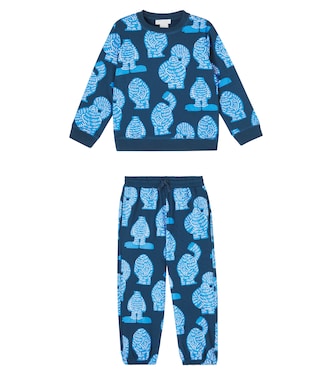 Cotton sweatshirt and sweatpants set | Stella McCartney Kids