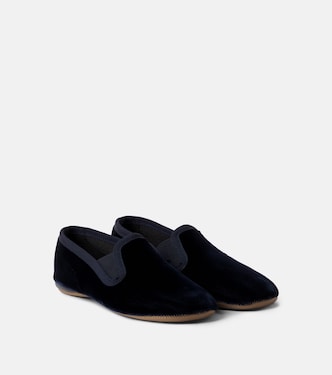 Velvet slip-on shoes  | PèPè