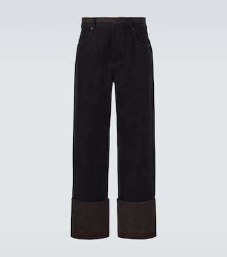 Colorblocked wide-leg jeans | Loewe