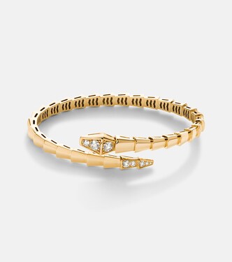Pulsera Serpenti Viper de oro de 18 ct con diamantes | Bvlgari