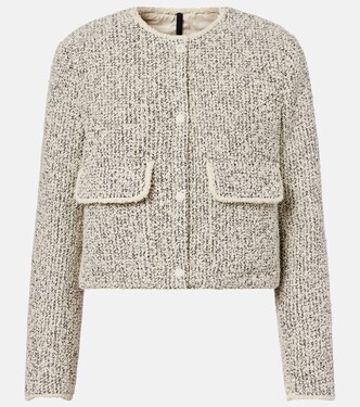 Dauphine down-paneled tweed jacket | Moncler