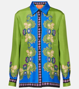 Boy printed silk shirt | La DoubleJ