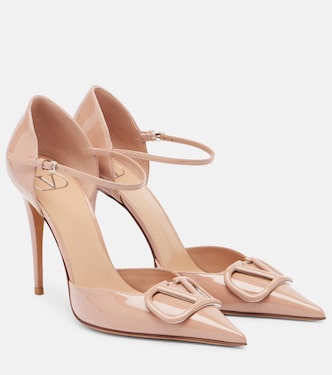VLogo 100 patent leather pumps | Valentino Garavani