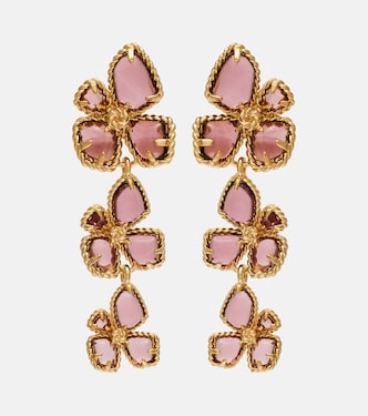 Bloom Large embellished drop earrings | Zimmermann