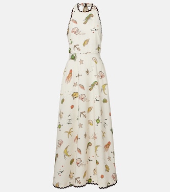 Bedrucktes Maxikleid Neptune | Alémais