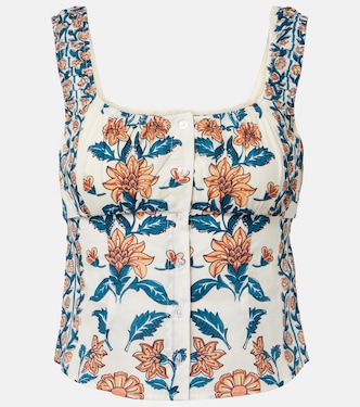 Mandy floral cotton top | Montce