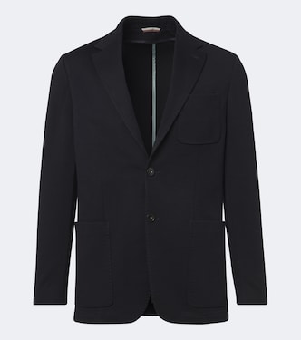 Single-breasted wool blazer | Canali