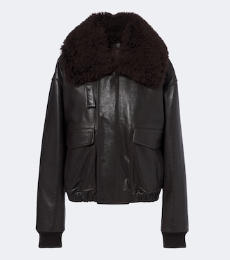 Chaqueta de piel con borrego | Lemaire