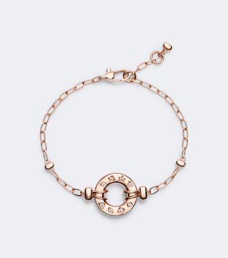 Iconica 18kt rose gold bracelet with diamonds | Pomellato