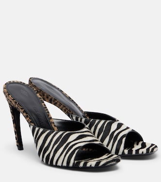 Mules Betta de piel estampados | The Attico