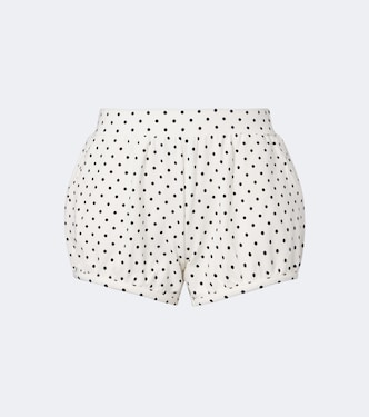Short Tommy en coton mélangé à pois | Posse