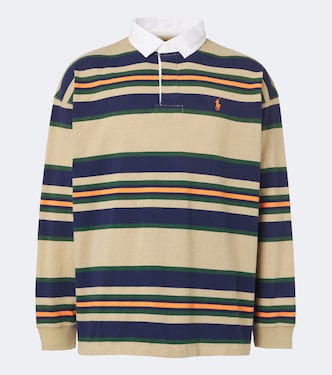 Pullover polo in jersey di cotone a righe | Polo Ralph Lauren
