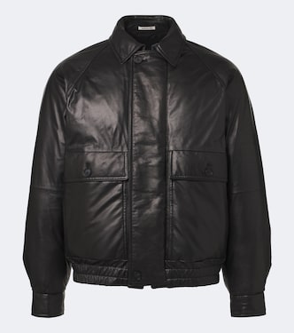Daunenjacke aus Leder | Auralee