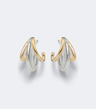14kt gold-plated huggie earrings | Jennifer Fisher