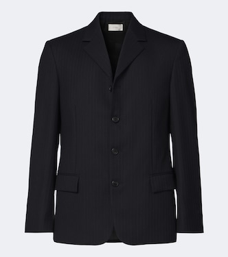 Reda chalk stripe wool suit jacket | The Row