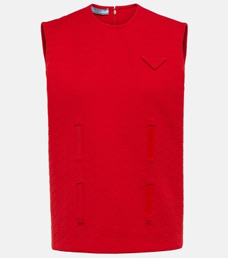 Logo knit top | Prada