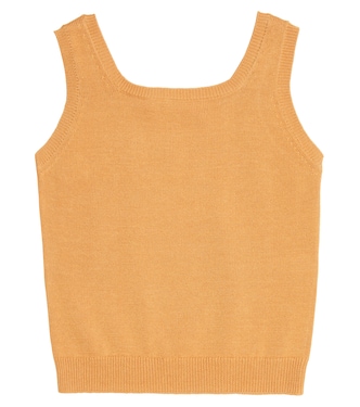 Abelin cotton tank top | Bonpoint