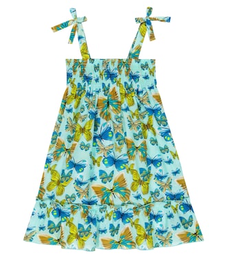 Butterfly cotton dress | Vilebrequin Kids