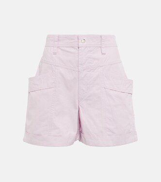 Rachel high-rise cotton shorts | Marant Etoile