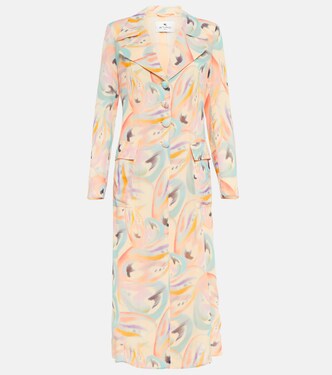 Printed silk coat | Etro