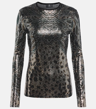 Paisley jersey  top | Etro