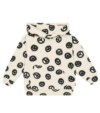 Ratata printed cotton jersey hoodie | Molo