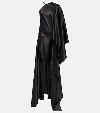 Asymmetric satin gown | Acne Studios