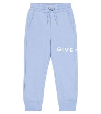Logo cotton-blend sweatpants | Givenchy Kids