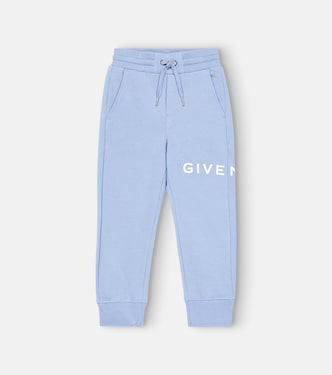 Logo cotton-blend sweatpants | Givenchy Kids
