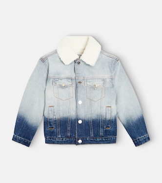 Veste brodée en jean | Moschino Kids