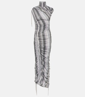 Maxikleid aus Häkelstrick | Missoni