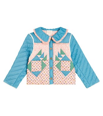Niagara quilted patchwork cotton jacket | Louise Misha
