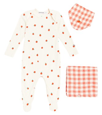 Baby Tomato onesie, blanket and bib set | Bobo Choses