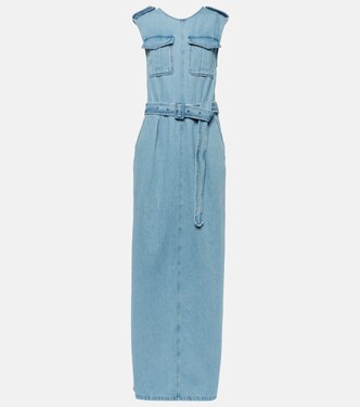 Robe longue en jean | Dries Van Noten