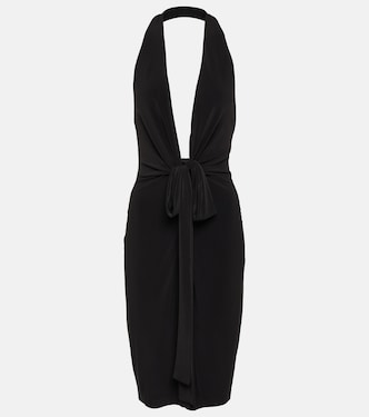 Tie-detail halterneck minidress | Norma Kamali
