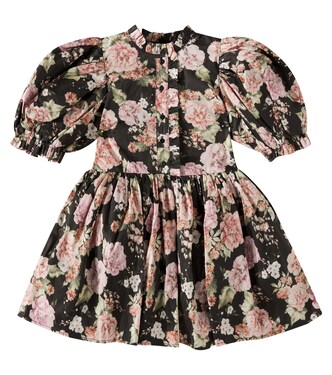 Robe en coton à fleurs | Petite Amalie  