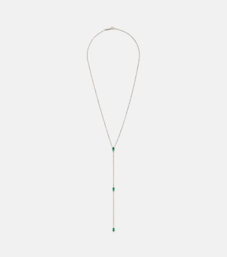 Collier en or 18 ct (750/1000) et émeraudes | Anita Ko