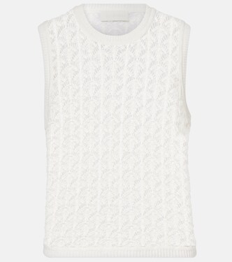 Wylie Crop crochet cotton tank top | Zimmermann