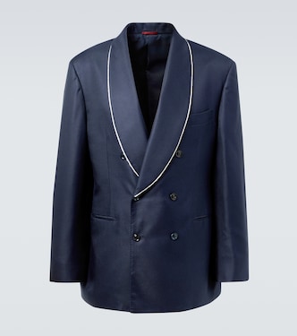 Silk tuxedo jacket | Brunello Cucinelli
