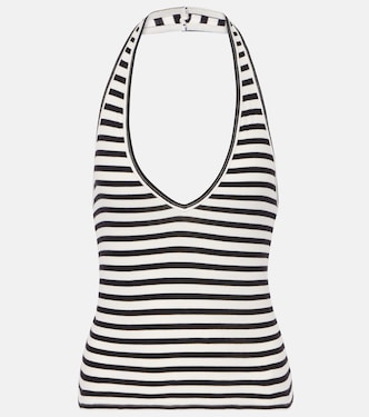 Britt halterneck cotton jersey top | Nili Lotan
